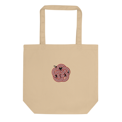 [Tirando l'acqua] Tote bag prugna necco (ricamo)