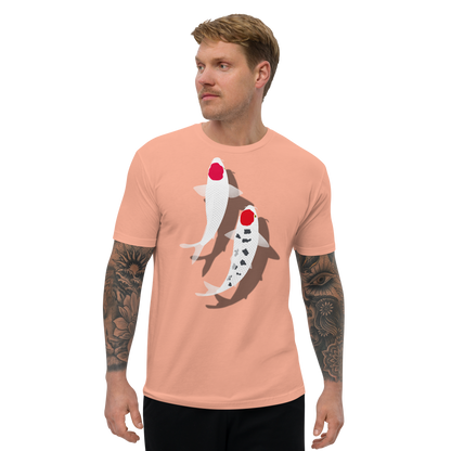 [Koi] T-shirt Tanzen Rosso Bianco (Uomo)