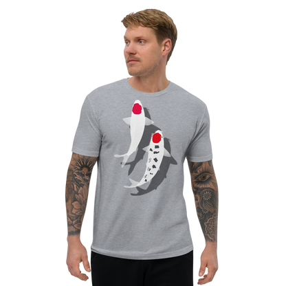 [Koi] T-shirt Tanzen Rosso Bianco (Uomo)