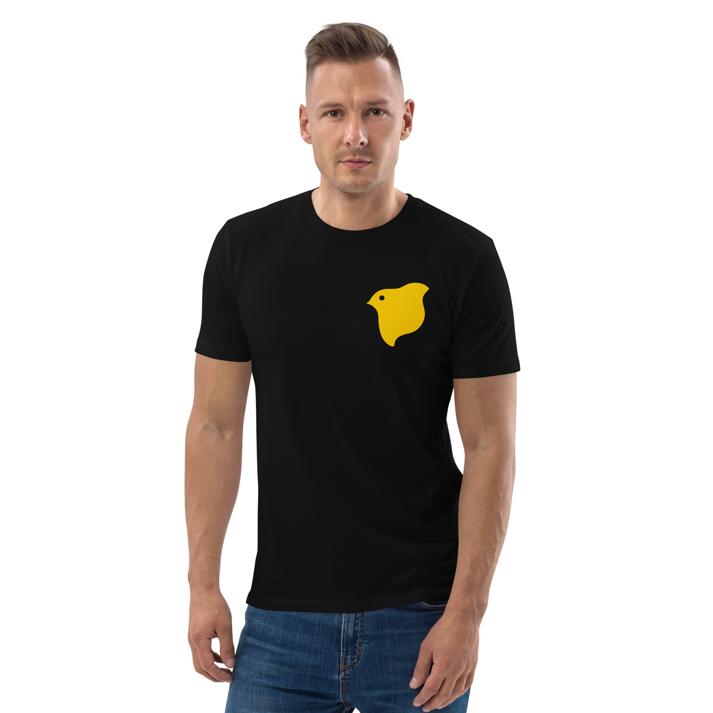 [Chidori] T-shirt logo giallo (unisex)