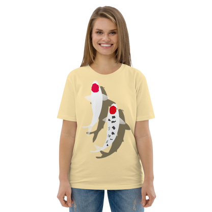 [Carp] T-Shirt Tanzen Rosso Bianco (Unisex)