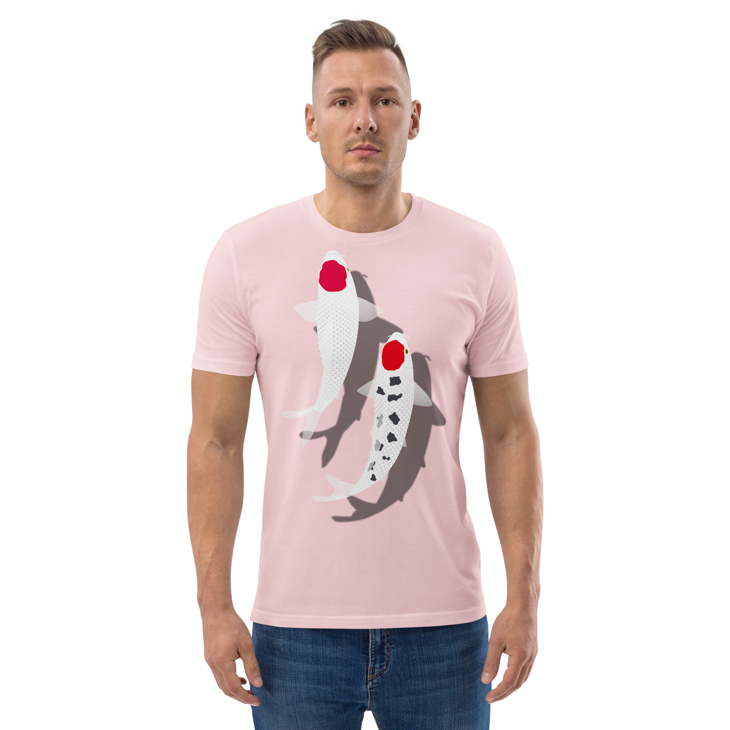 [Carp] T-Shirt Tanzen Rosso Bianco (Unisex)