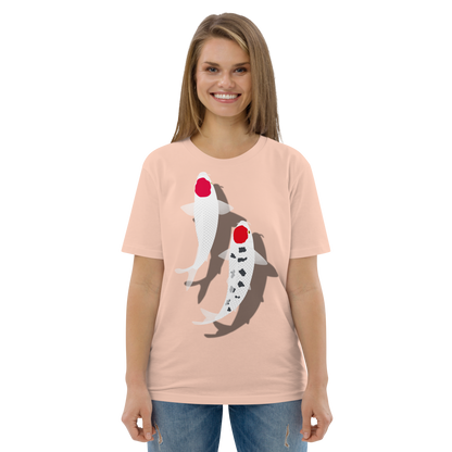 [Carp] T-Shirt Tanzen Rosso Bianco (Unisex)