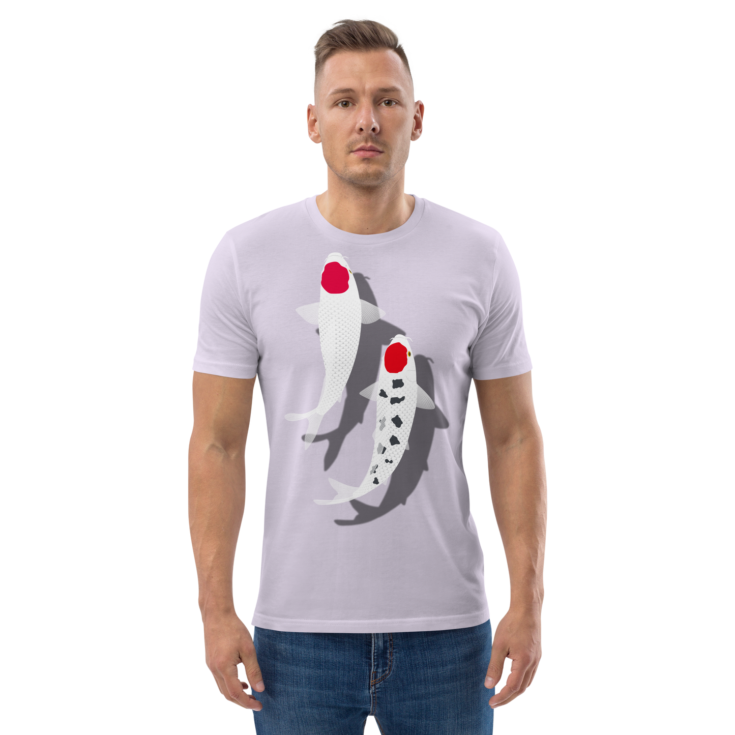 [Carp] T-Shirt Tanzen Rosso Bianco (Unisex)