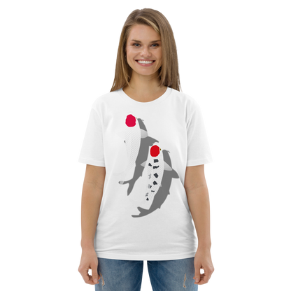 [Carp] T-Shirt Tanzen Rosso Bianco (Unisex)