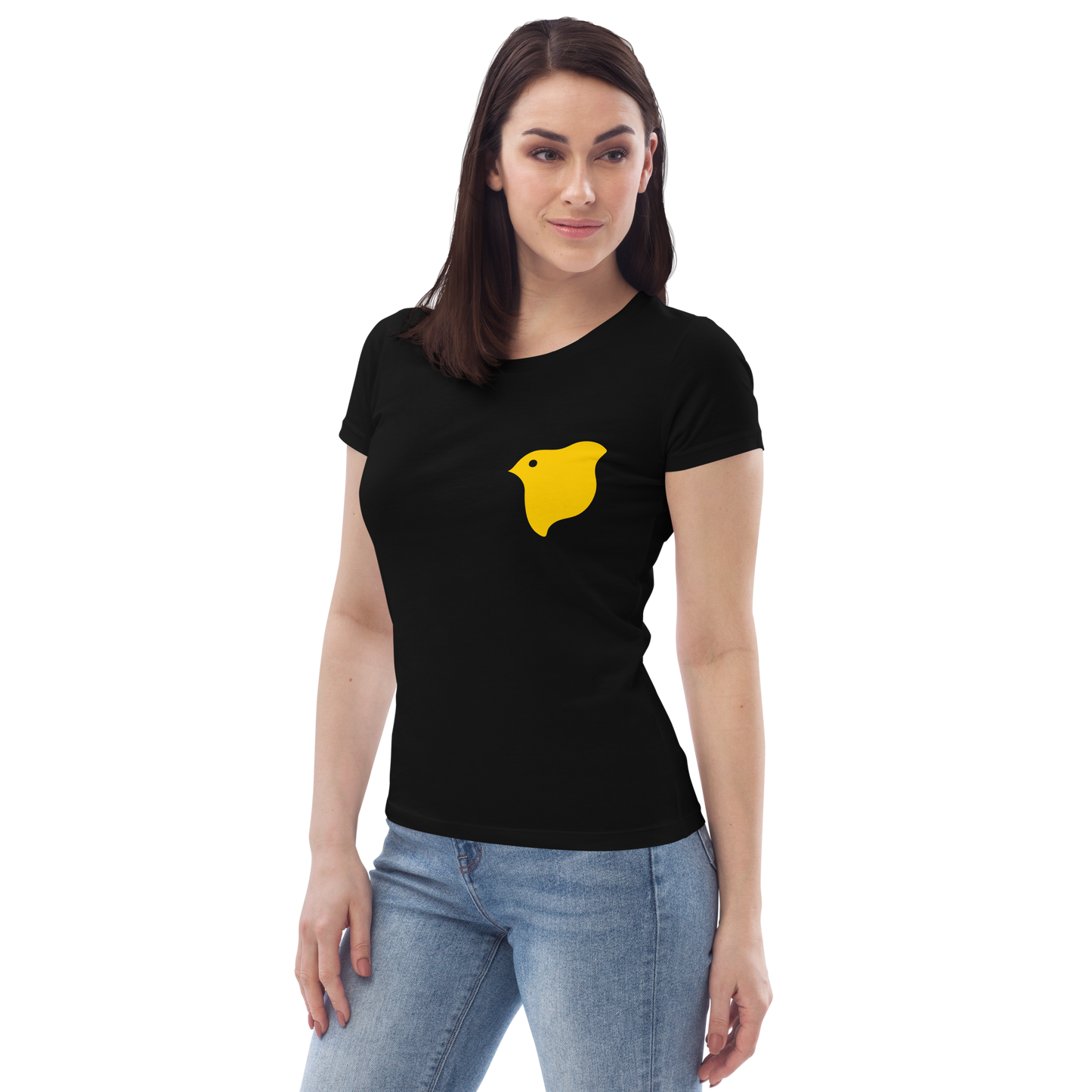 [Chidori] T shirt logo giallo (signore)